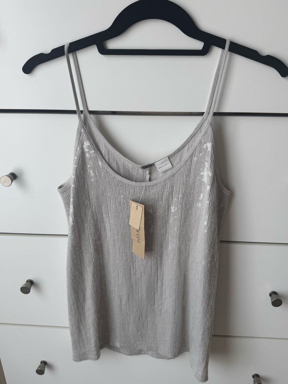 NWT Chan Luu Sequin Embellished Top Cami - Picture 5 of 10